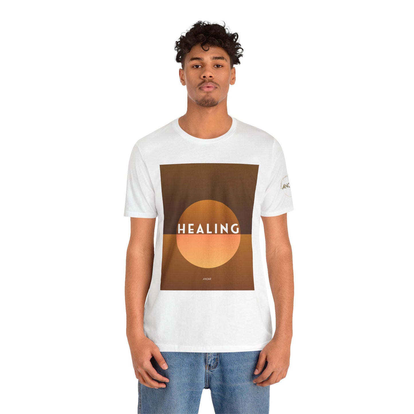 ANOAR Healing Gradient Graphic Tee