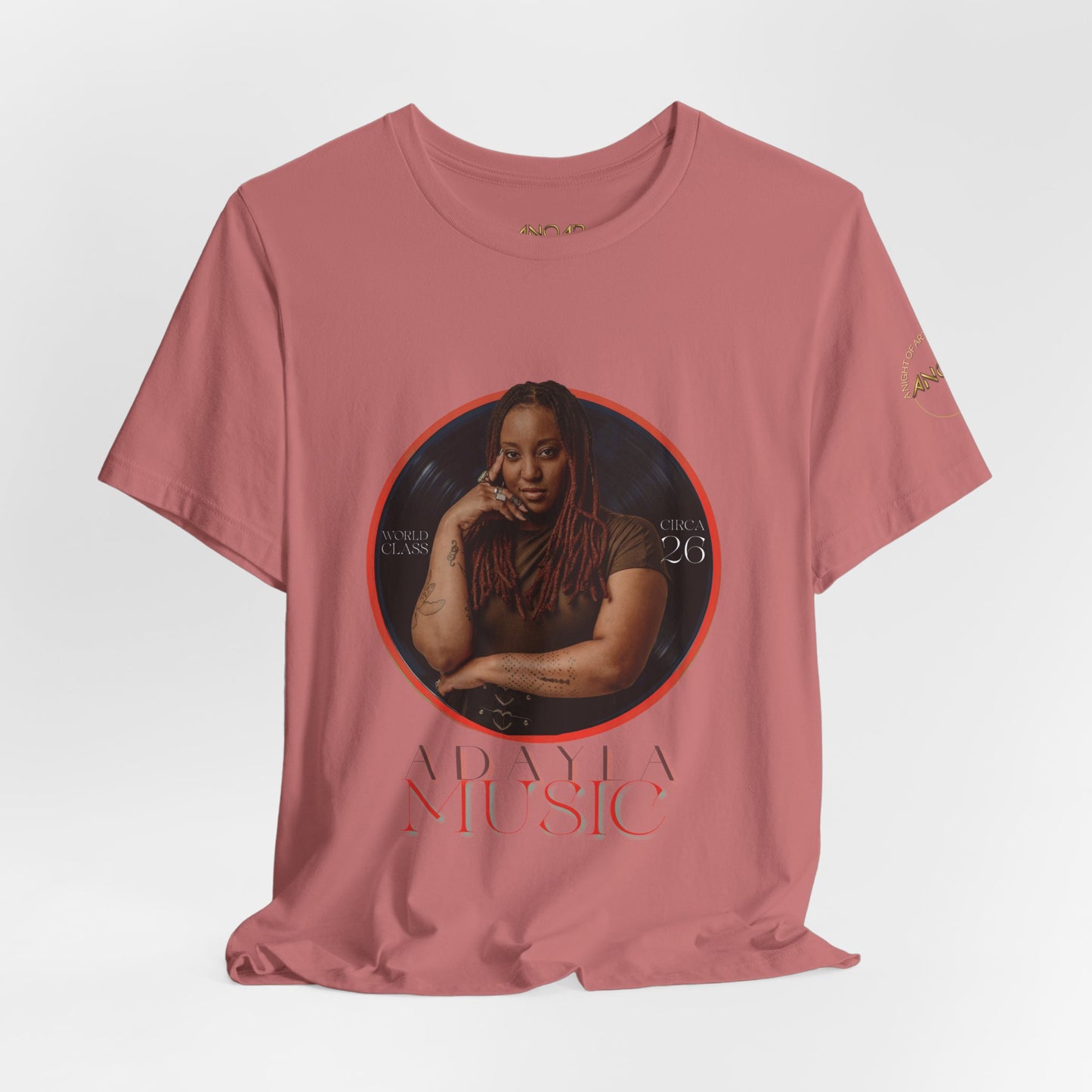 Adayla Soulful Music Portrait Tee