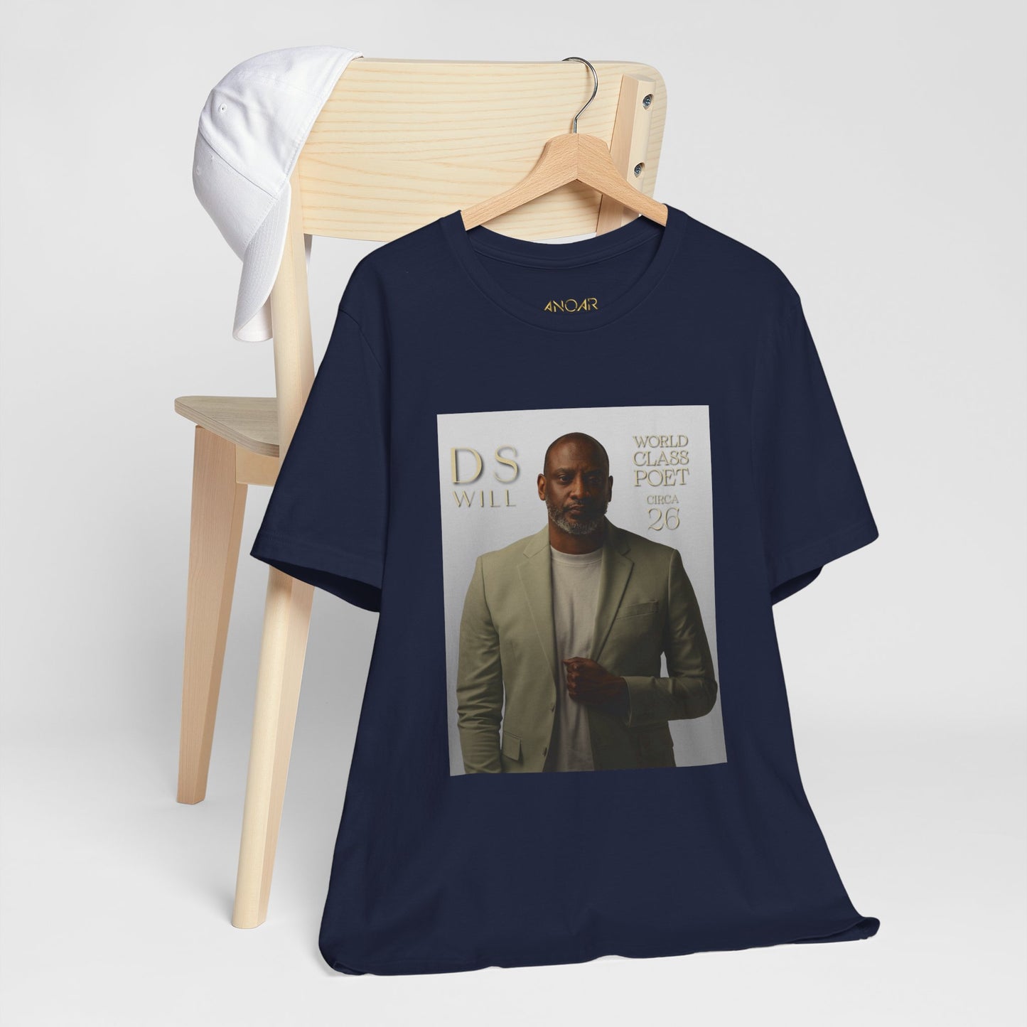 'World Class Poet' Graphic Short Sleeve Shirt