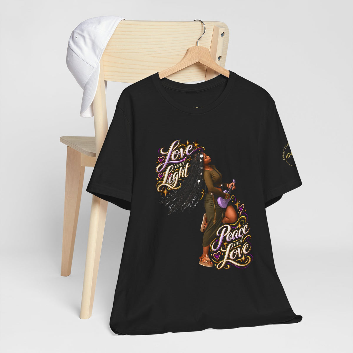 ENACENSE Love and Light, Peace and Love Tee