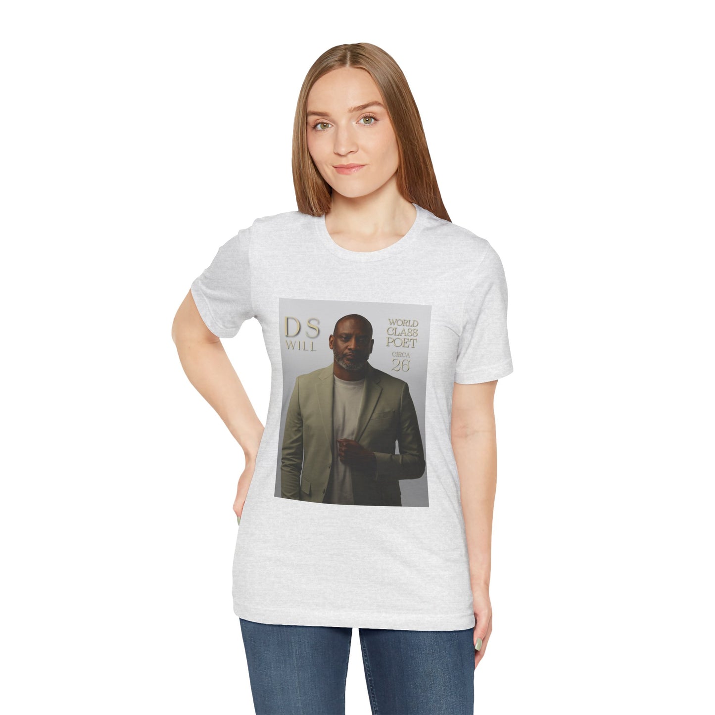 'World Class Poet' Graphic Short Sleeve Shirt