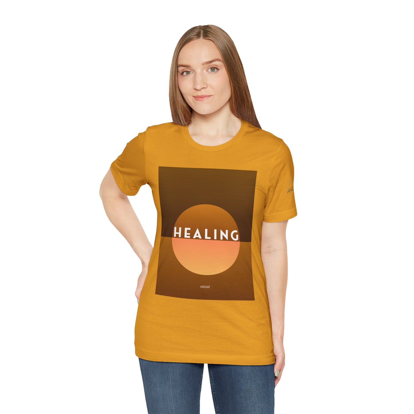 ANOAR Healing Gradient Graphic Tee