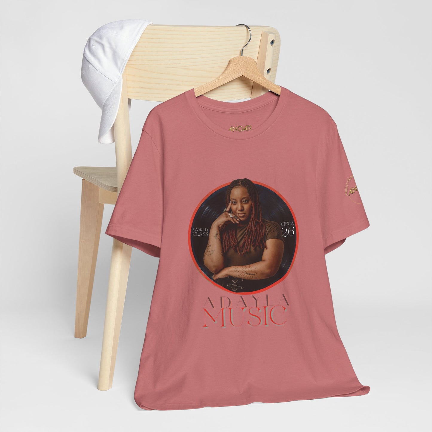 Adayla Soulful Music Portrait Tee