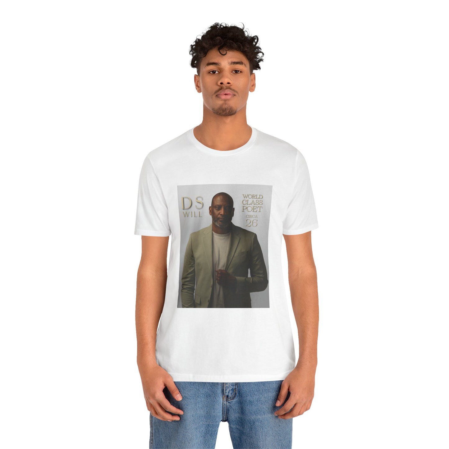 'World Class Poet' Graphic Short Sleeve Shirt