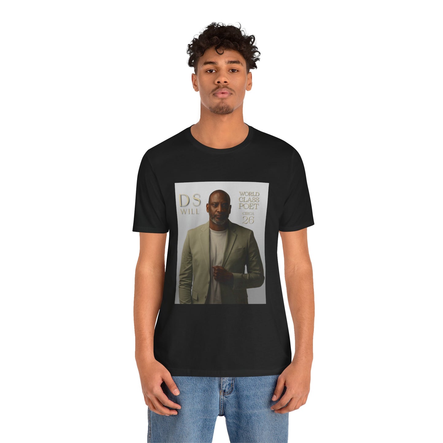 'World Class Poet' Graphic Short Sleeve Shirt