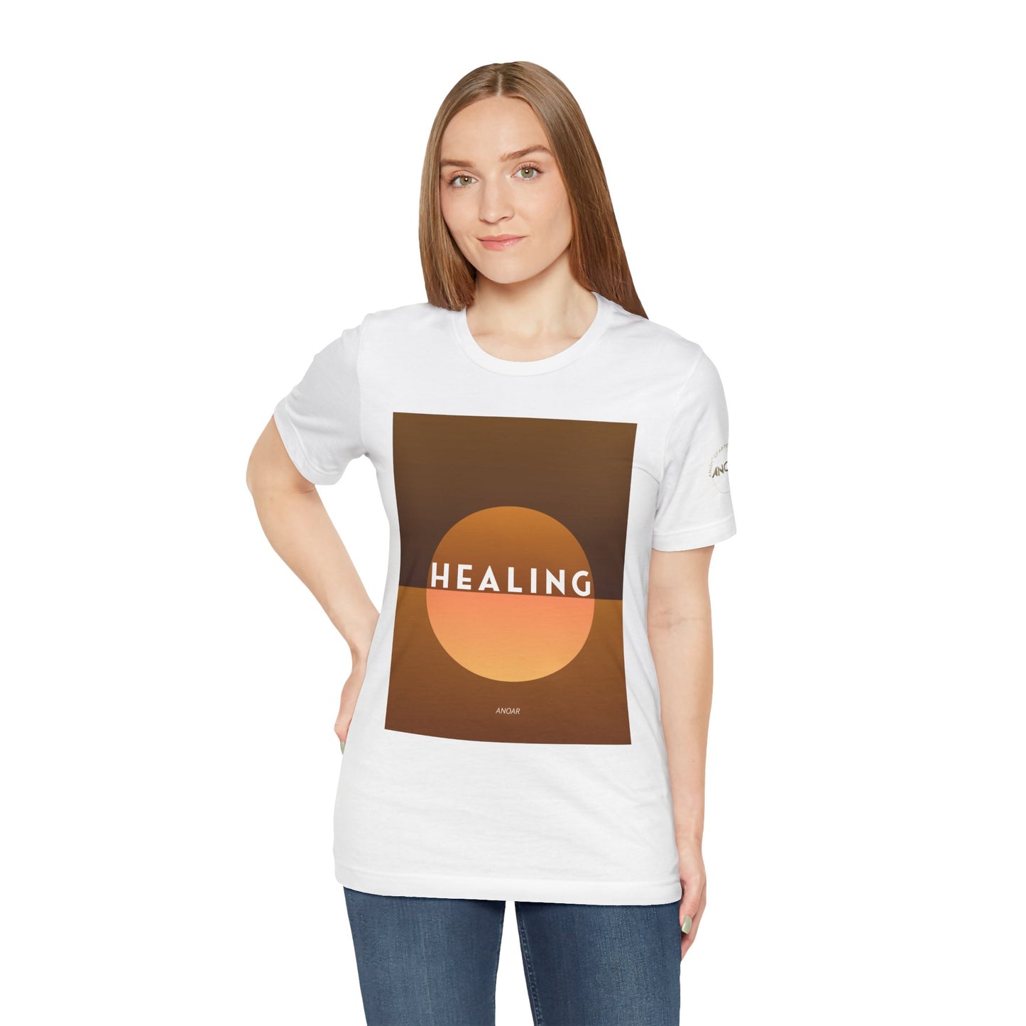 ANOAR Healing Gradient Graphic Tee