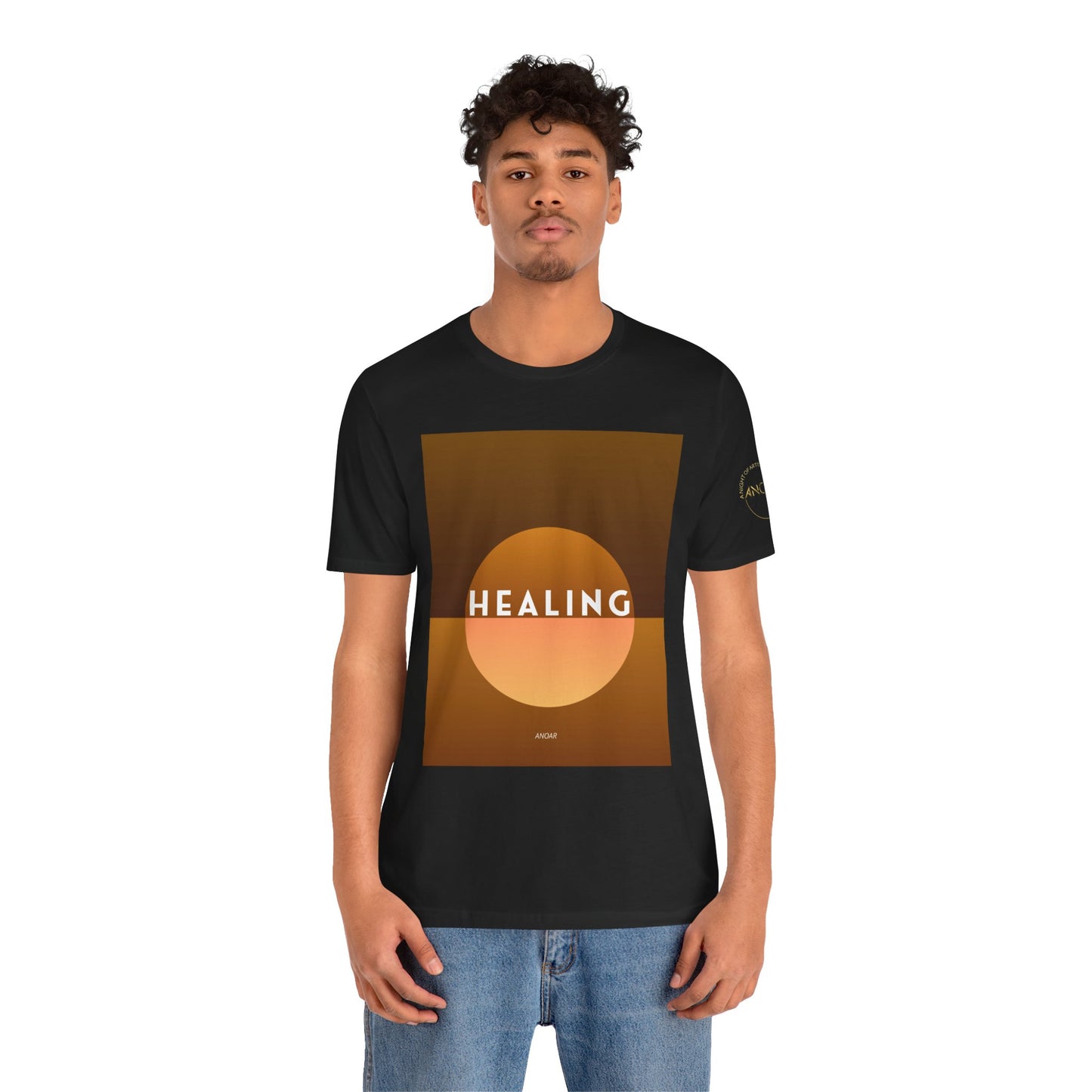 ANOAR Healing Gradient Graphic Tee