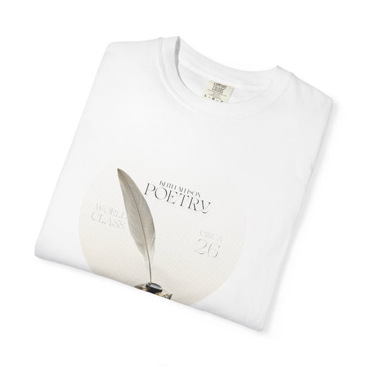 Pensive Poet T-Shirt — Vintage Circle Portrait Tee