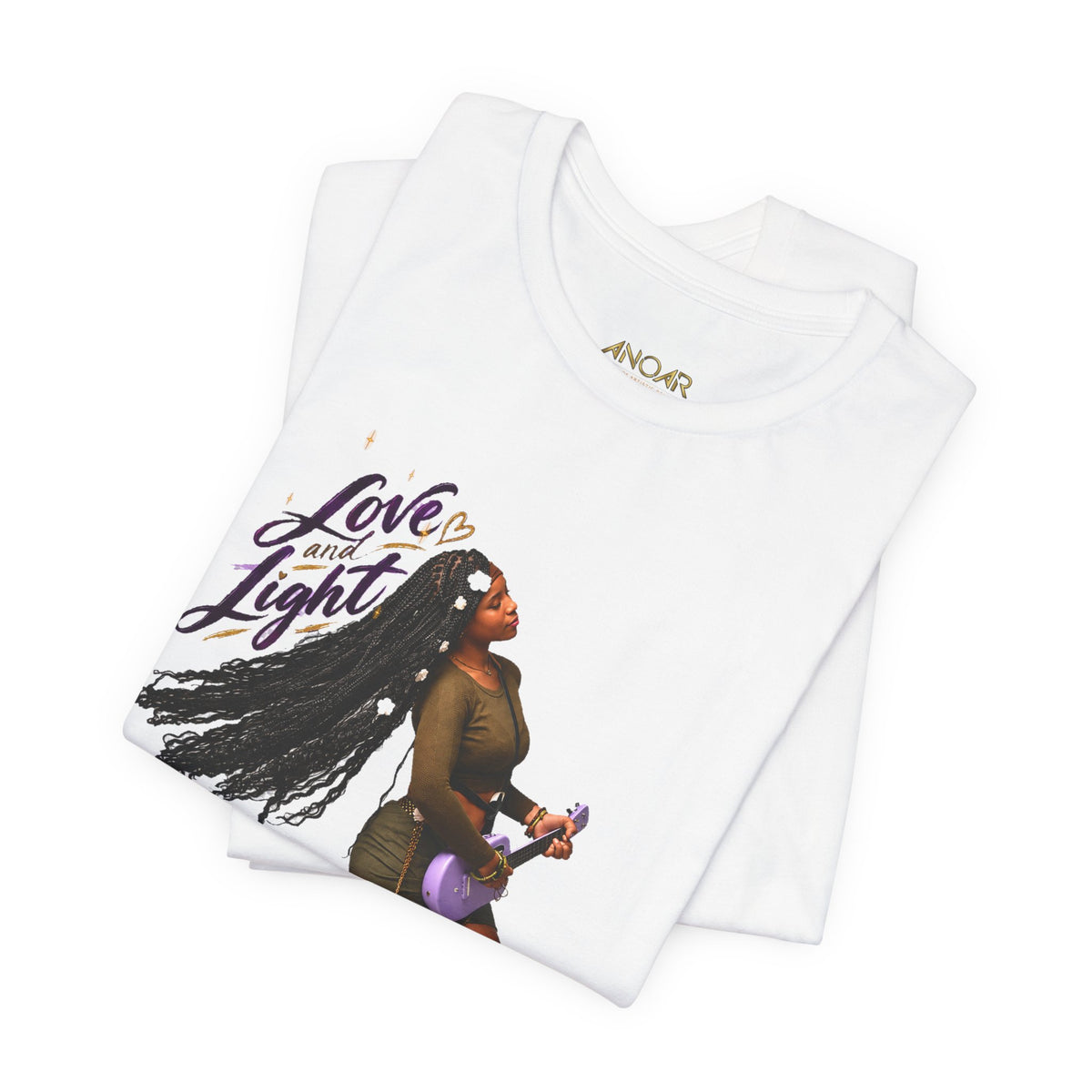 ENACENSE Love and Light, Peace and Love Tee