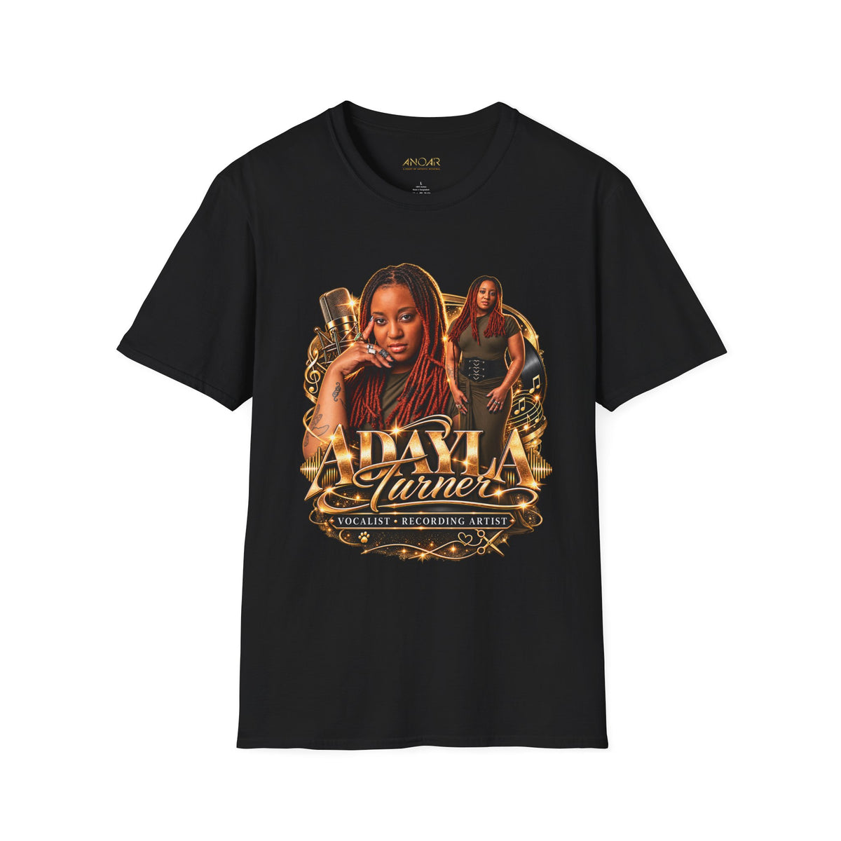 Adayla Turner Tribute T-Shirt — Vintage Portrait Graphic Tee
