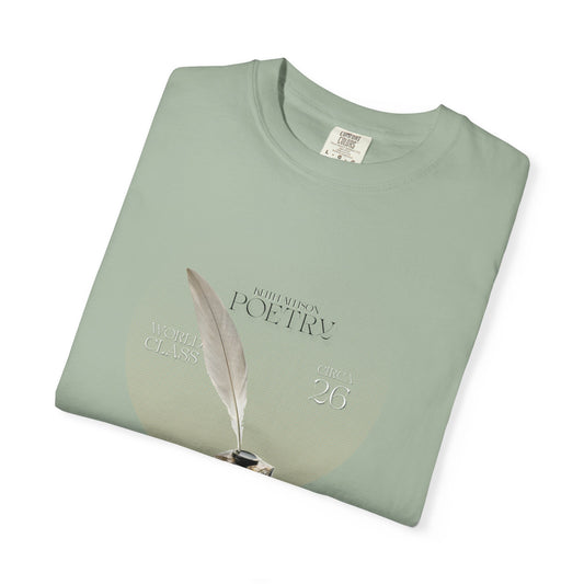 Pensive Poet T-Shirt — Vintage Circle Portrait Tee