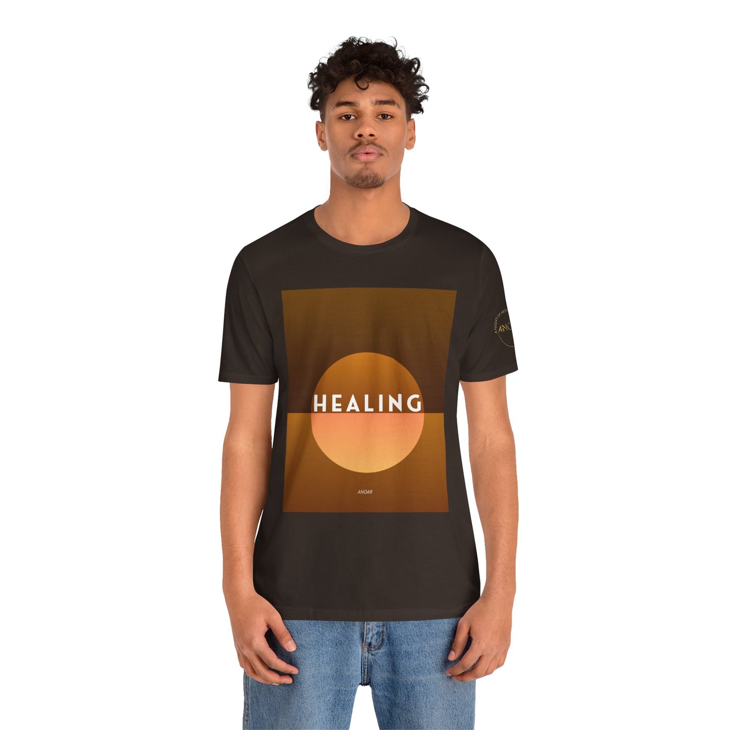 ANOAR Healing Gradient Graphic Tee