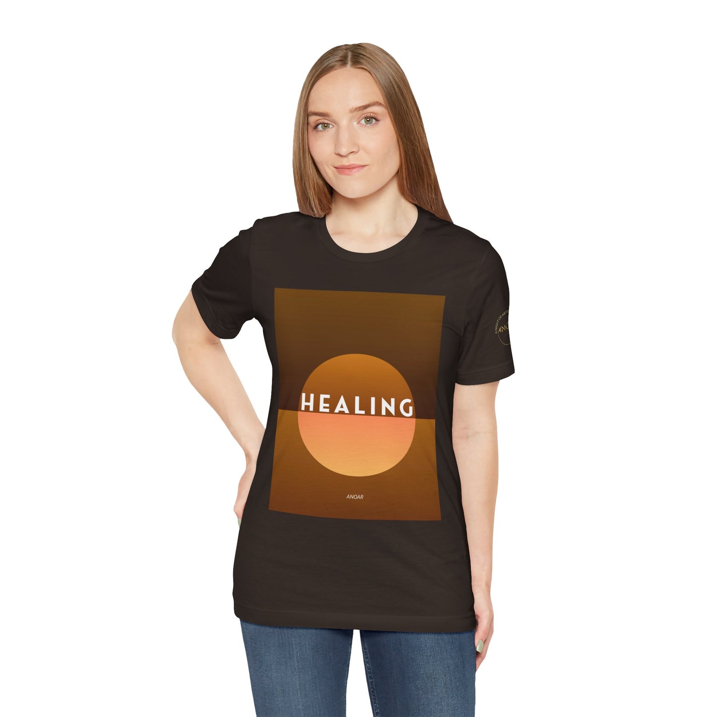 ANOAR Healing Gradient Graphic Tee