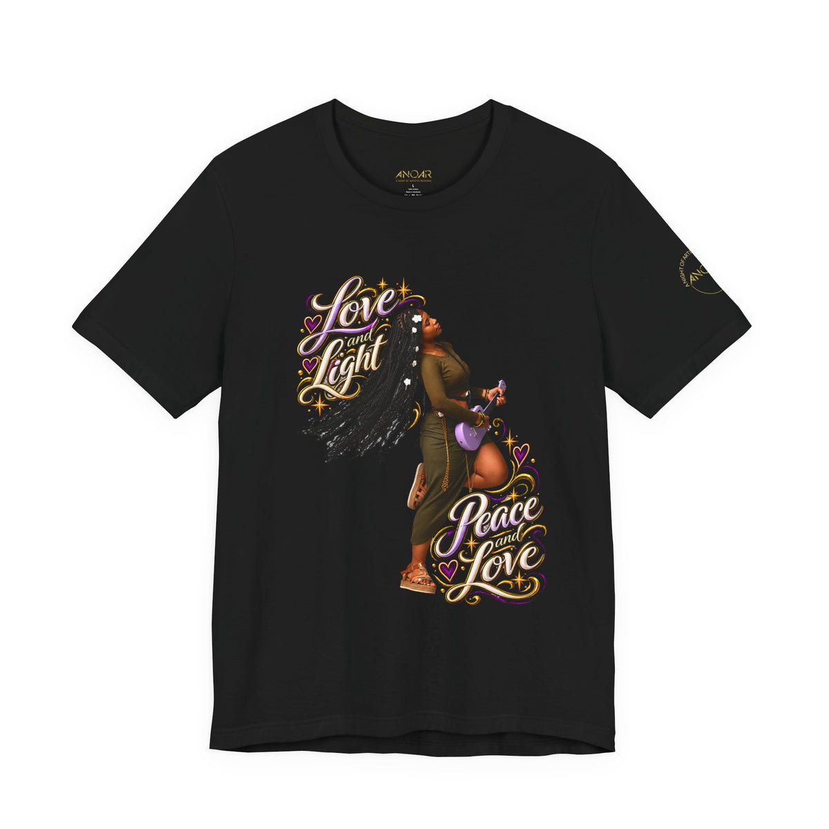 ENACENSE Love and Light, Peace and Love Tee