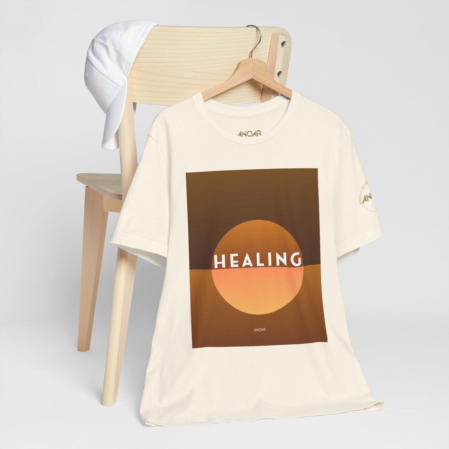 ANOAR Healing Gradient Graphic Tee