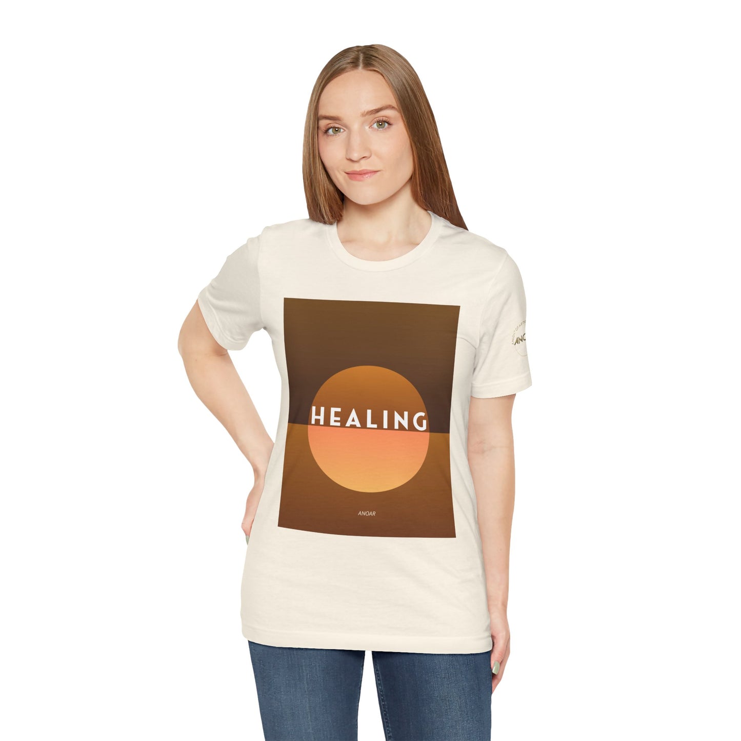 ANOAR Healing Gradient Graphic Tee