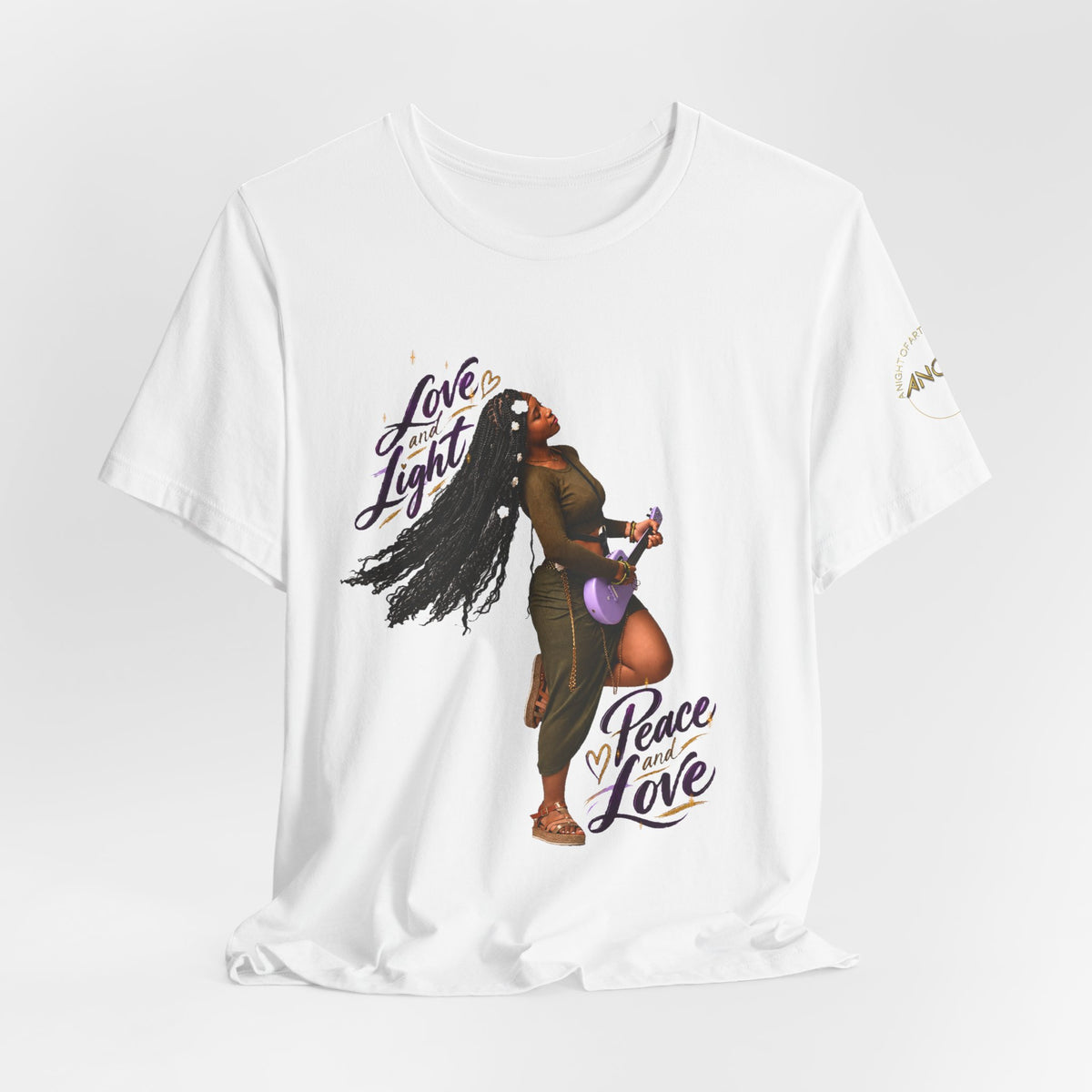 ENACENSE Love and Light, Peace and Love Tee