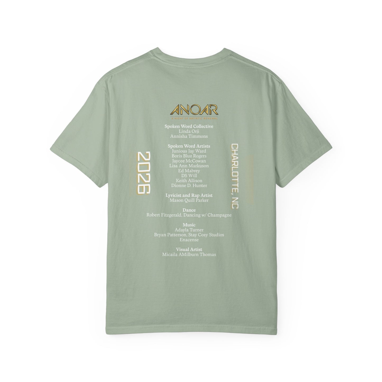Mason Portrait T‑Shirt — Vintage Garment‑Dyed Graphic Tee
