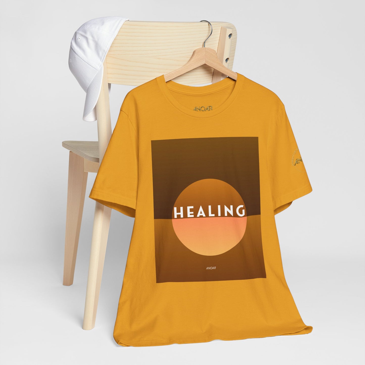 ANOAR Healing Gradient Graphic Tee
