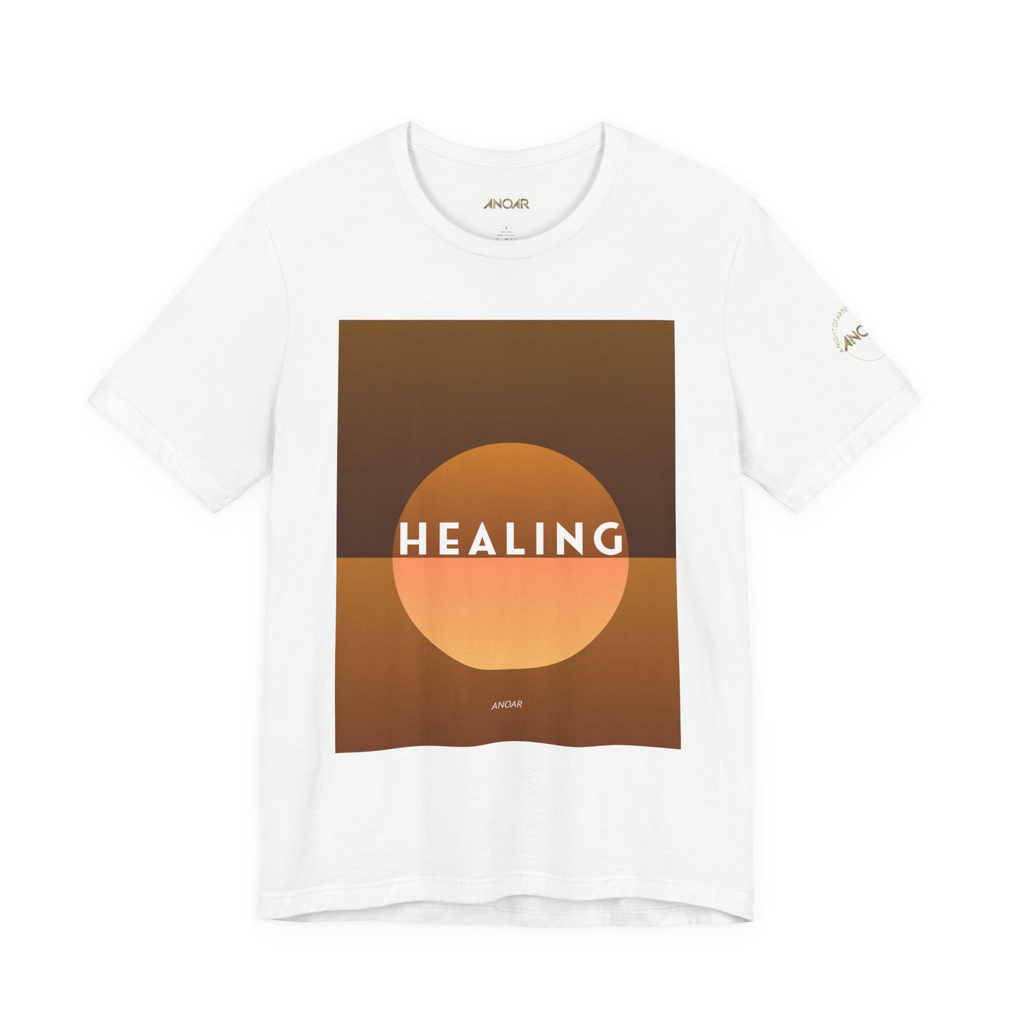 ANOAR Healing Gradient Graphic Tee