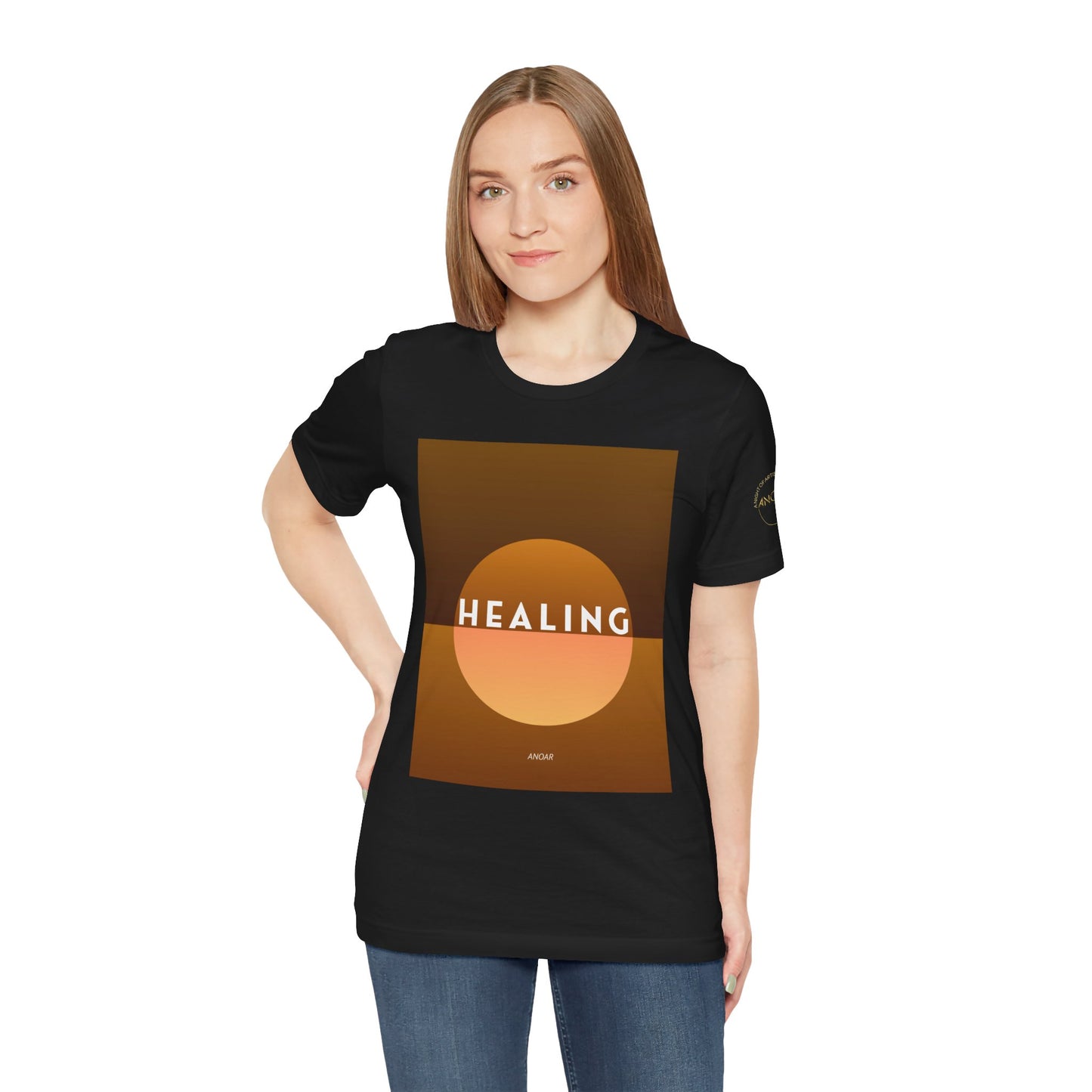 ANOAR Healing Gradient Graphic Tee