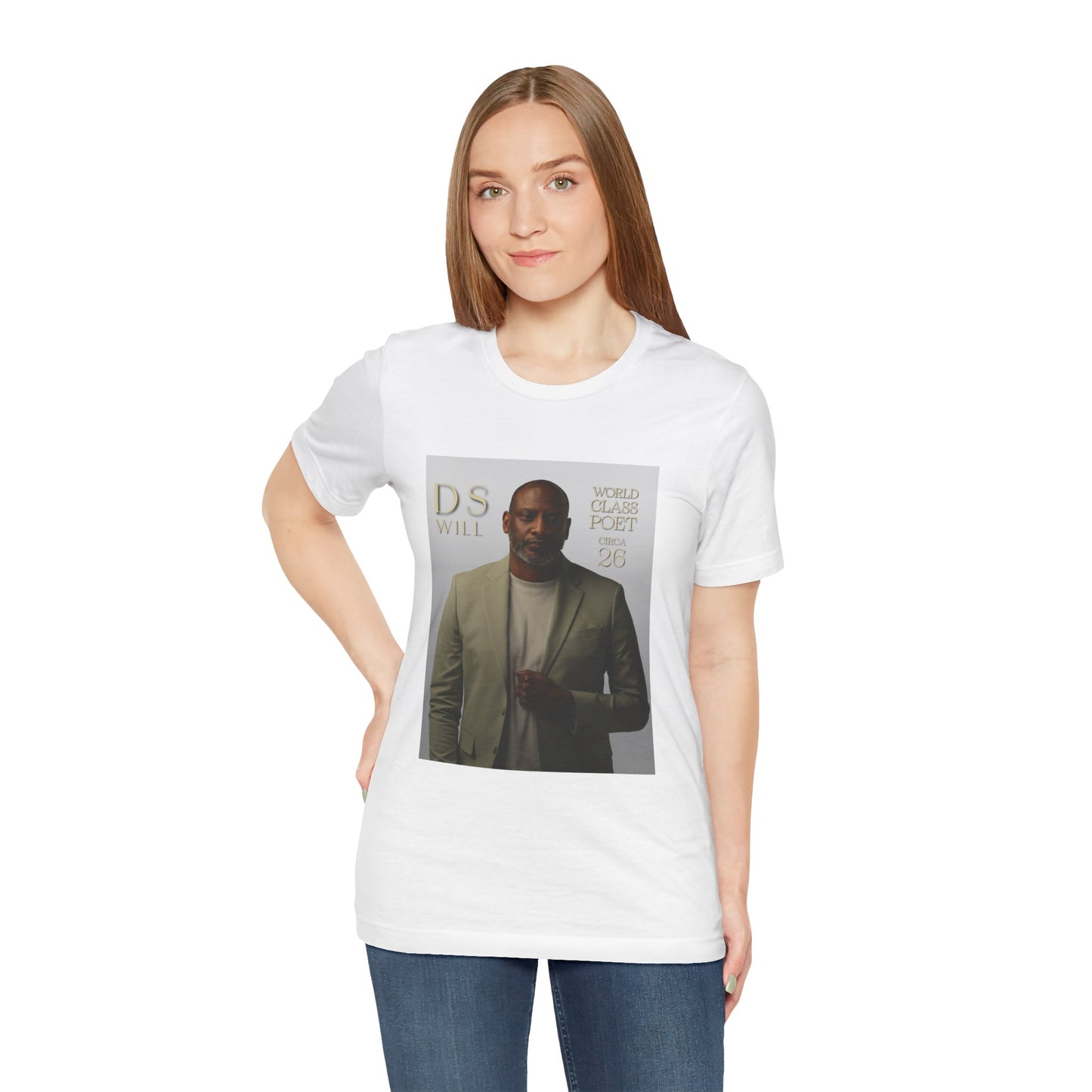 'World Class Poet' Graphic Short Sleeve Shirt